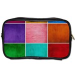 Colorful Squares, Abstract, Art, Background Toiletries Bag (One Side)