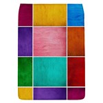 Colorful Squares, Abstract, Art, Background Removable Flap Cover (S)