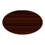 Dark Brown Wood Texture, Cherry Wood Texture, Wooden Oval Magnet