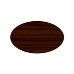 Dark Brown Wood Texture, Cherry Wood Texture, Wooden Sticker Oval (100 pack)