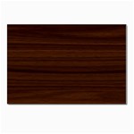 Dark Brown Wood Texture, Cherry Wood Texture, Wooden Postcards 5  x 7  (Pkg of 10)