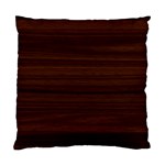 Dark Brown Wood Texture, Cherry Wood Texture, Wooden Standard Cushion Case (One Side)