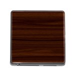 Dark Brown Wood Texture, Cherry Wood Texture, Wooden Memory Card Reader (Square 5 Slot)