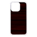Dark Brown Wood Texture, Cherry Wood Texture, Wooden iPhone 13 Pro TPU UV Print Case