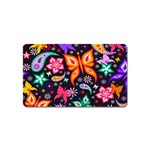 Floral Butterflies Magnet (Name Card)
