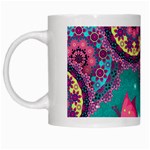 Floral Pattern, Abstract, Colorful, Flow White Mug