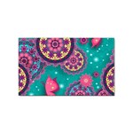 Floral Pattern, Abstract, Colorful, Flow Sticker Rectangular (10 pack)