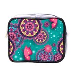 Floral Pattern, Abstract, Colorful, Flow Mini Toiletries Bag (One Side)