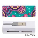 Floral Pattern, Abstract, Colorful, Flow Memory Card Reader (Stick)