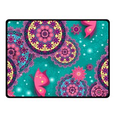 Floral Pattern, Abstract, Colorful, Flow Two Sides Fleece Blanket (Small) from ArtsNow.com 45 x34  Blanket Front