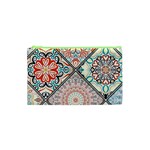 Flowers Pattern, Abstract, Art, Colorful Cosmetic Bag (XS)