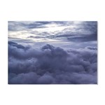 Majestic Clouds Landscape Crystal Sticker (A4)