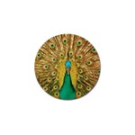 Peacock Feather Bird Peafowl Golf Ball Marker (10 pack)