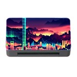 Cityscape Building Painting 3d City Illustration Memory Card Reader with CF