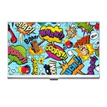 Comic Elements Colorful Seamless Pattern Business Card Holder