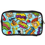 Comic Elements Colorful Seamless Pattern Toiletries Bag (Two Sides)