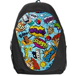 Comic Elements Colorful Seamless Pattern Backpack Bag
