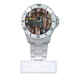 Abstract Colorful Texture Plastic Nurses Watch