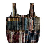 Abstract Colorful Texture Full Print Recycle Bag (L)