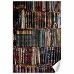 Pile Of Books Photo Of Assorted Book Lot Backyard Antique Store Canvas 24  x 36 