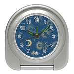Asian Seamless Galaxy Pattern Travel Alarm Clock