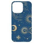 Asian Seamless Galaxy Pattern iPhone 14 Pro Max Black UV Print Case