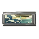 Sea Asia Waves Japanese Art The Great Wave Off Kanagawa Superlink Italian Charm (9mm)
