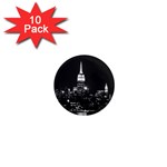 Photography Of Buildings New York City  Nyc Skyline 1  Mini Magnet (10 pack) 