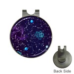 Realistic Night Sky With Constellations Hat Clips with Golf Markers