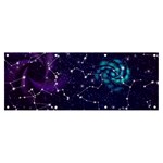 Realistic Night Sky With Constellations Banner and Sign 8  x 3 