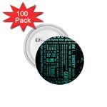 Tardis Doctor Who Technology Number Communication 1.75  Buttons (100 pack) 