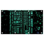 Tardis Doctor Who Technology Number Communication Banner and Sign 7  x 4 