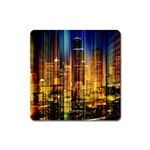 Skyline Light Rays Gloss Upgrade Square Magnet