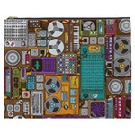 Pattern Design Art Techno  Dj Music Retro Music Device Cosmetic Bag (XXXL)