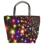 Star Colorful Christmas Xmas Abstract Bucket Bag