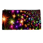 Star Colorful Christmas Xmas Abstract Pencil Case