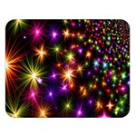 Star Colorful Christmas Xmas Abstract Premium Plush Fleece Blanket (Large)