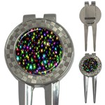 Star Colorful Christmas Abstract 3-in-1 Golf Divots
