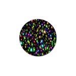 Star Colorful Christmas Abstract Golf Ball Marker (4 pack)