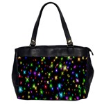 Star Colorful Christmas Abstract Oversize Office Handbag