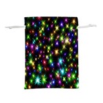 Star Colorful Christmas Abstract Lightweight Drawstring Pouch (M)