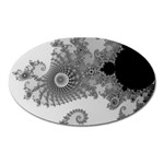 Males Mandelbrot Abstract Almond Bread Oval Magnet