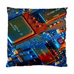 Gray Circuit Board Electronics Electronic Components Microprocessor Standard Cushion Case (Two Sides)