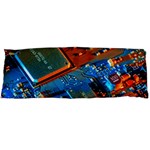 Gray Circuit Board Electronics Electronic Components Microprocessor Body Pillow Case (Dakimakura)