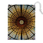 Barcelona Stained Glass Window Drawstring Pouch (5XL)