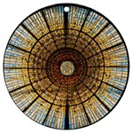 Barcelona Stained Glass Window UV Print Acrylic Ornament Round