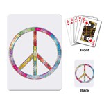 Flourish Decorative Peace Sign Playing Cards Single Design (Rectangle)