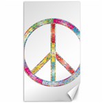 Flourish Decorative Peace Sign Canvas 40  x 72 