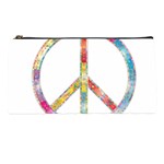 Flourish Decorative Peace Sign Pencil Case