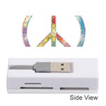 Flourish Decorative Peace Sign Memory Card Reader (Stick)